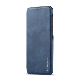 Folio Cover Samsung Galaxy A30 Custodia in pelle Lc.imeeke Effetto Pelle