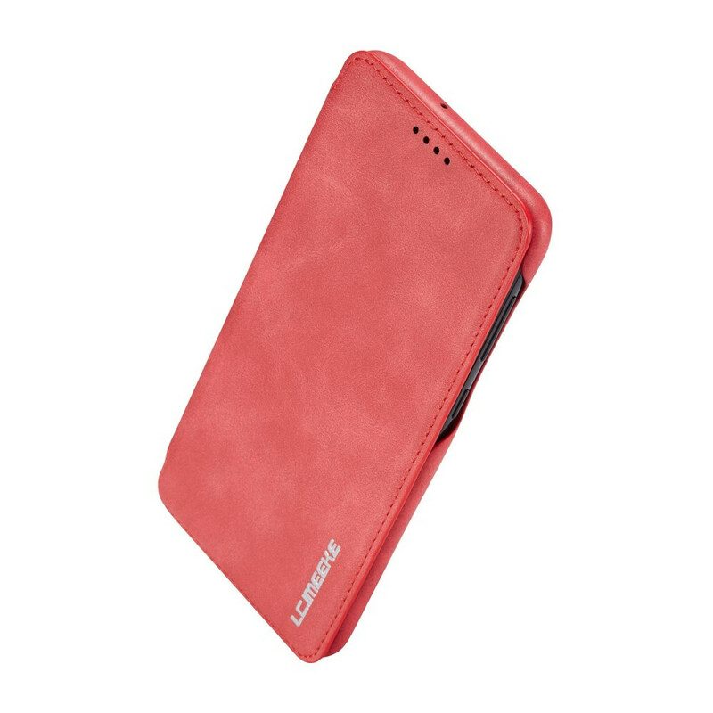 Folio Cover Samsung Galaxy A30 Custodia in pelle Lc.imeeke Effetto Pelle