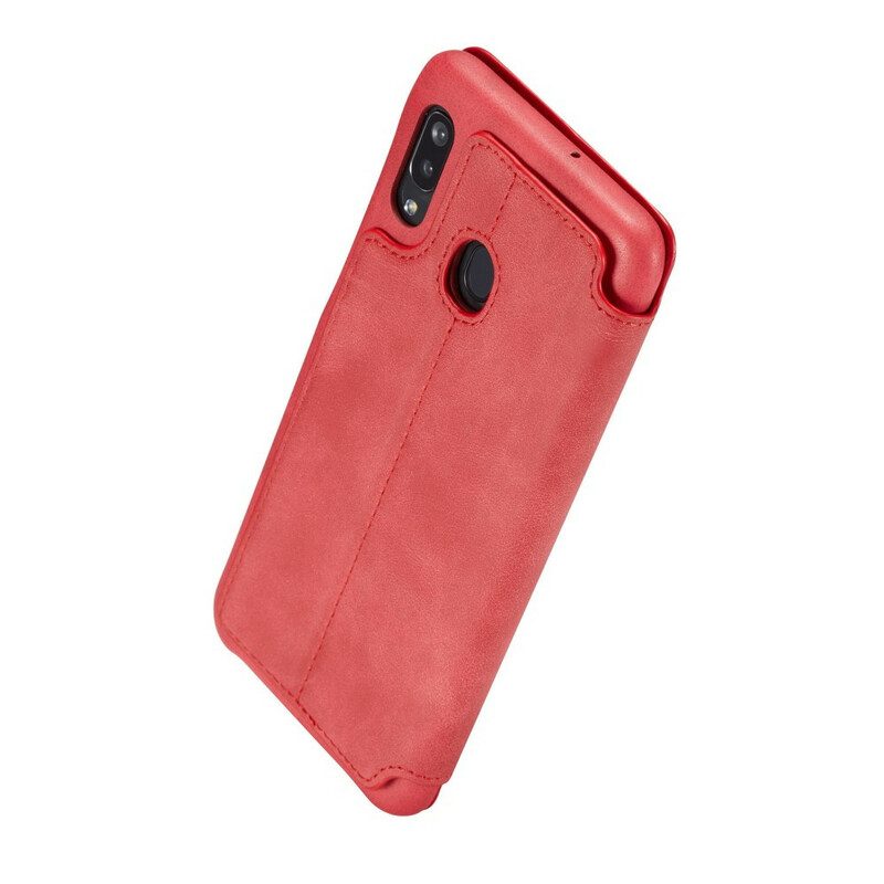 Folio Cover Samsung Galaxy A30 Custodia in pelle Lc.imeeke Effetto Pelle