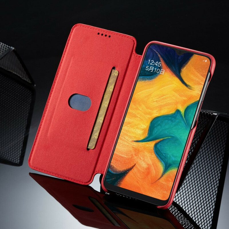 Folio Cover Samsung Galaxy A30 Custodia in pelle Lc.imeeke Effetto Pelle