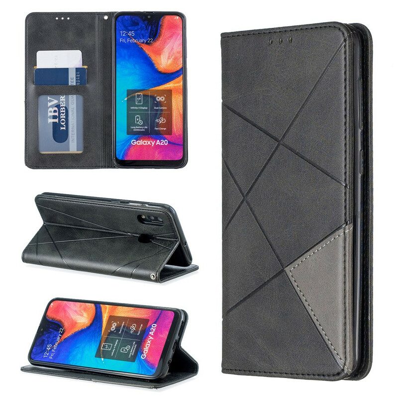 Folio Cover Samsung Galaxy A30 Custodia in pelle Stile D'artista