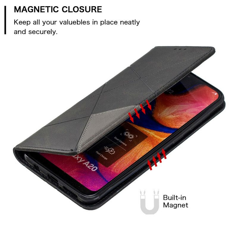 Folio Cover Samsung Galaxy A30 Custodia in pelle Stile D'artista