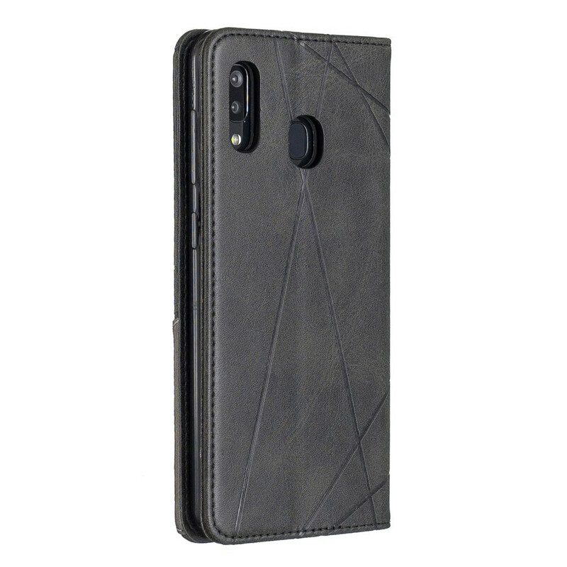 Folio Cover Samsung Galaxy A30 Custodia in pelle Stile D'artista