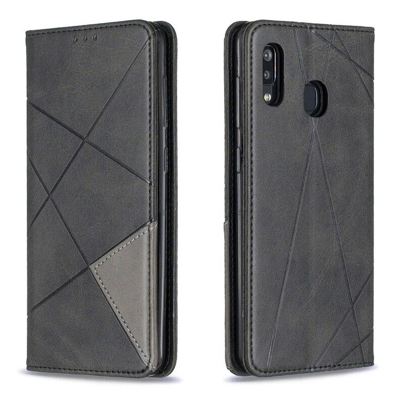 Folio Cover Samsung Galaxy A30 Custodia in pelle Stile D'artista