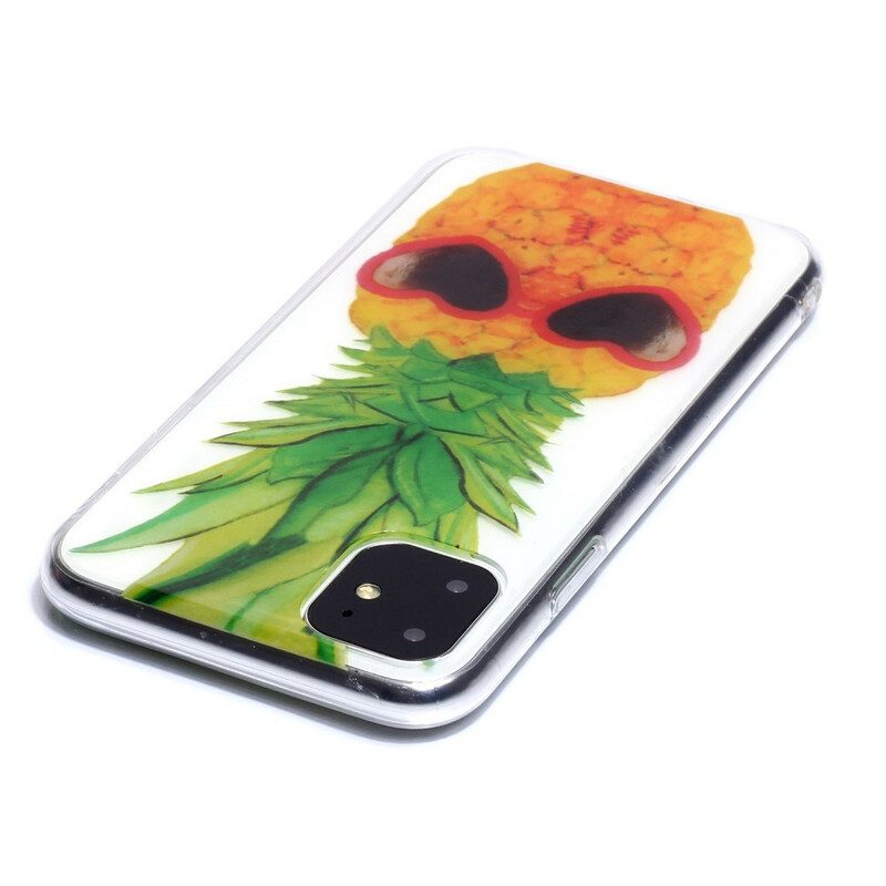 Cover iPhone 11 Ananas In Incognito Senza Cuciture