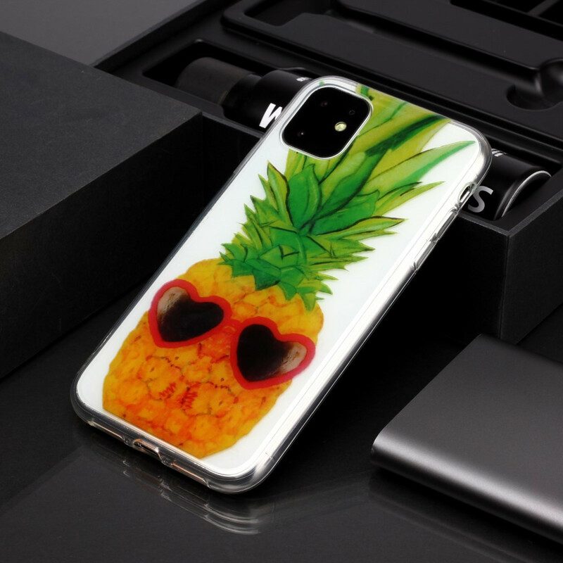 Cover iPhone 11 Ananas In Incognito Senza Cuciture