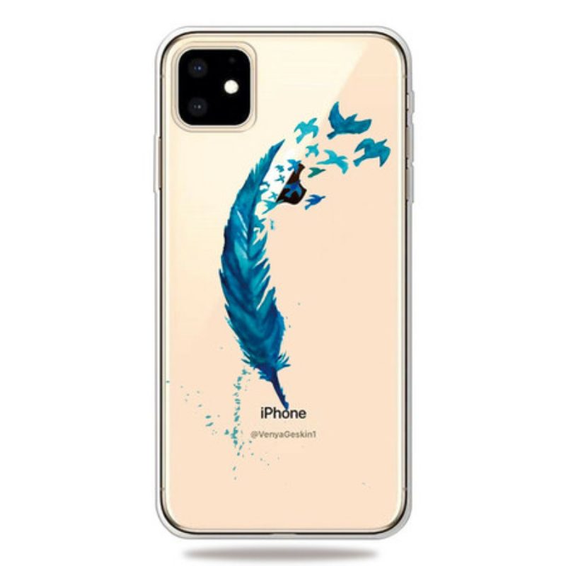 Cover iPhone 11 Bella Piuma Blu