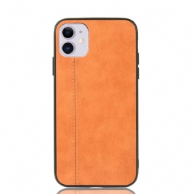 Cover iPhone 11 Cuciture In Pelle Stile