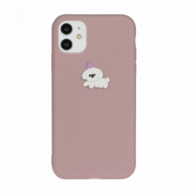 Cover iPhone 11 Divertimento Animale Con Logo In Silicone