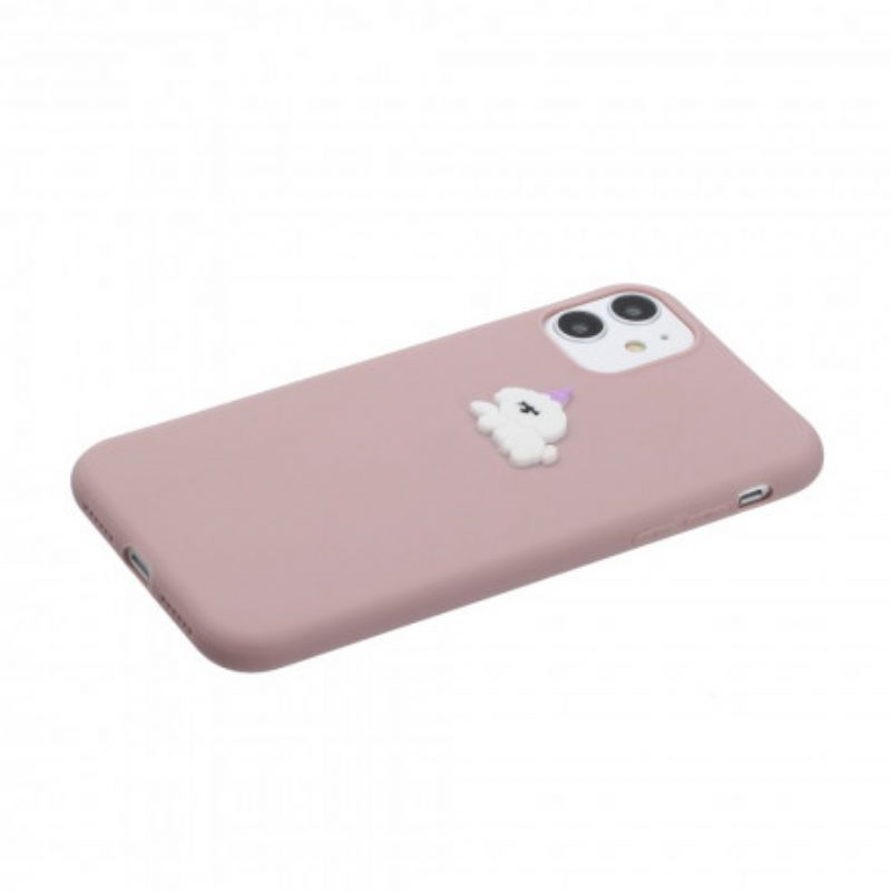 Cover iPhone 11 Divertimento Animale Con Logo In Silicone