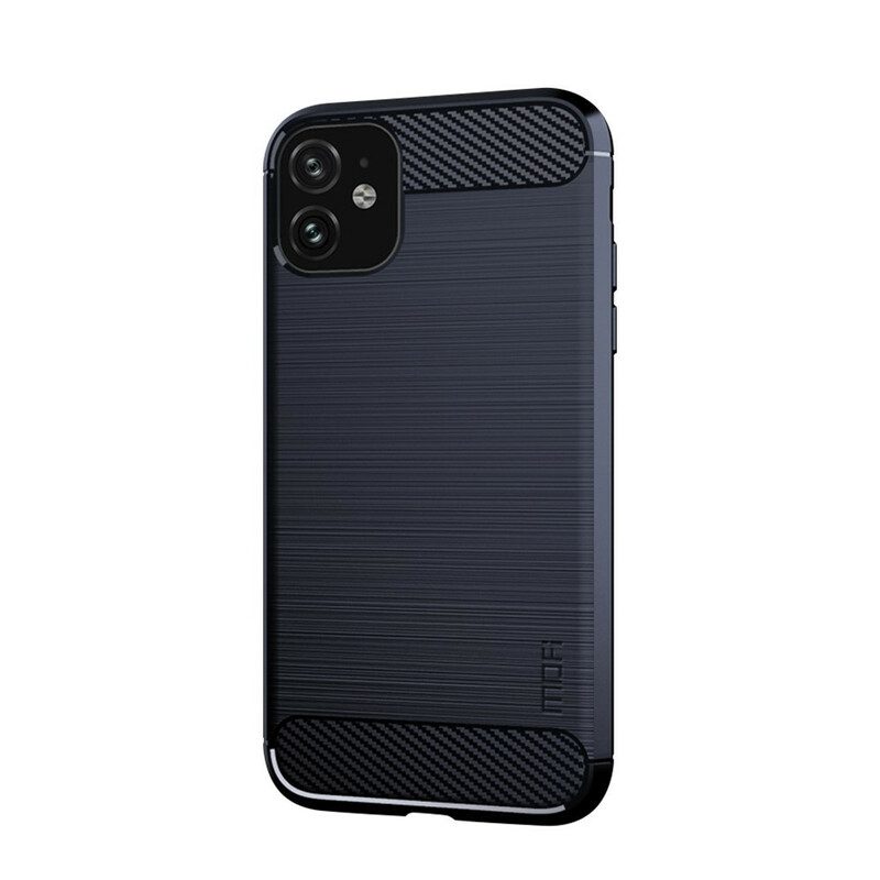 Cover iPhone 11 Fibra Di Carbonio Spazzolata Mofi