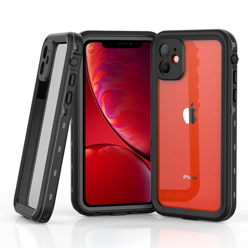 Cover iPhone 11 Impermeabile Trasparente Redppeper Dot