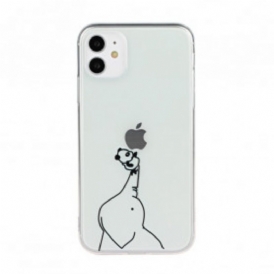 Cover iPhone 11 Logo Dei Giochi Panda Ed Elefante