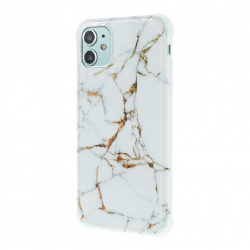 Cover iPhone 11 Marmo Flessibile In Silicone