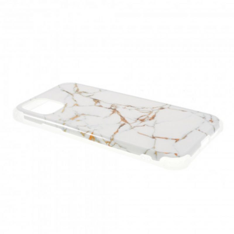 Cover iPhone 11 Marmo Flessibile In Silicone