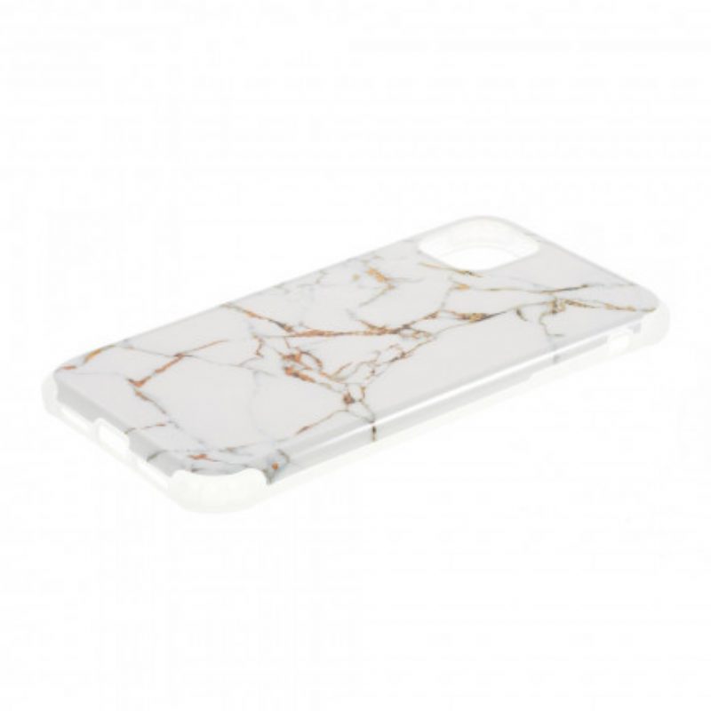 Cover iPhone 11 Marmo Flessibile In Silicone