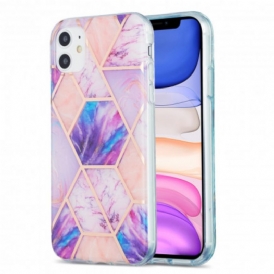 Cover iPhone 11 Marmo Geometrico Appariscente