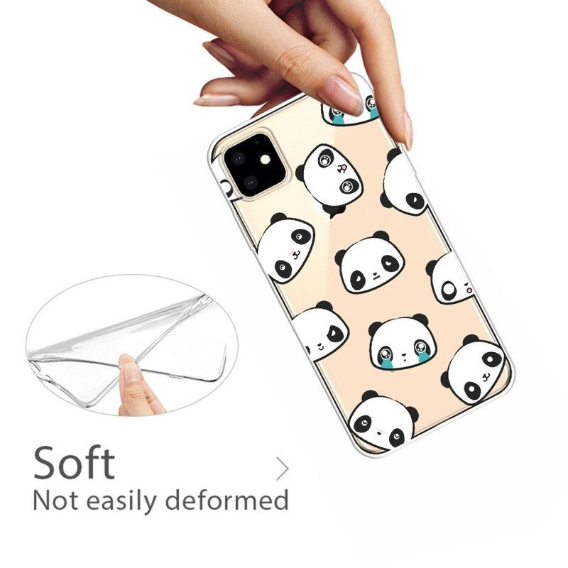 Cover iPhone 11 Panda Sentimentali