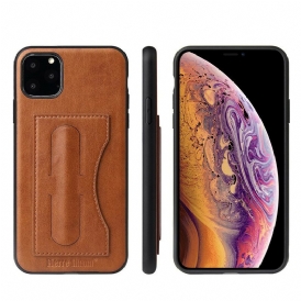 Cover iPhone 11 Portacarte Fierre Shann E Stand