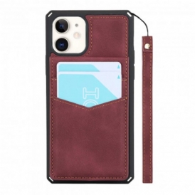 Cover iPhone 11 Portatessere A Supporto Verticale E Orizzontale