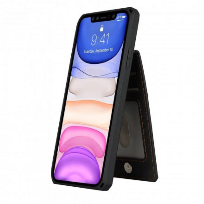 Cover iPhone 11 Portatessere A Supporto Verticale E Orizzontale