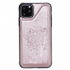 Cover iPhone 11 Stampa Gatto Multifunzionale