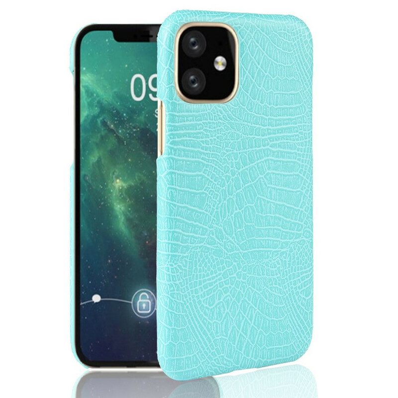 Cover iPhone 11 Stile Pelle Di Coccodrillo