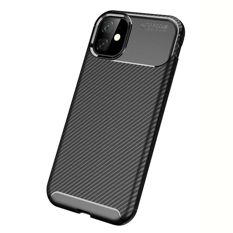 Cover iPhone 11 Struttura Flessibile In Fibra Di Carbonio