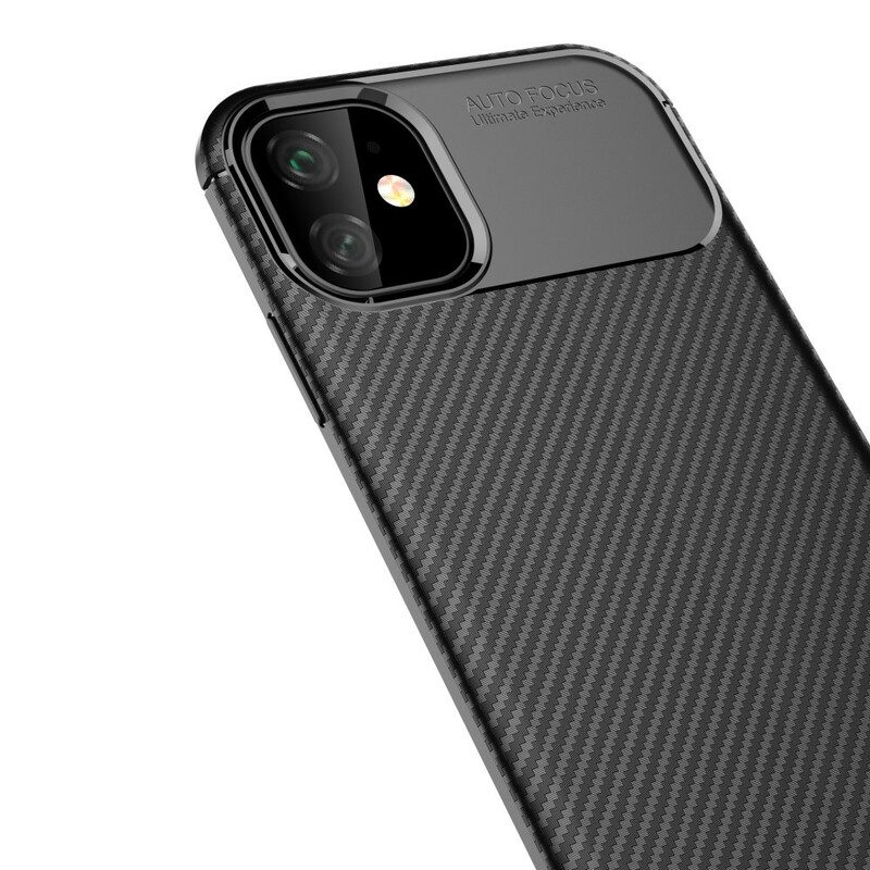 Cover iPhone 11 Struttura Flessibile In Fibra Di Carbonio