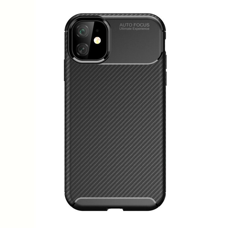 Cover iPhone 11 Struttura Flessibile In Fibra Di Carbonio