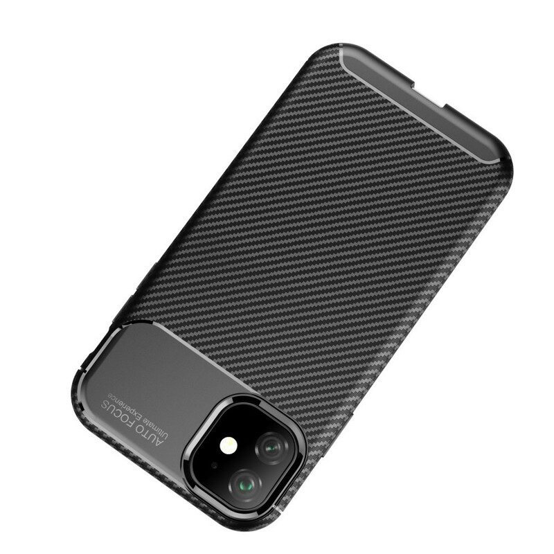 Cover iPhone 11 Struttura Flessibile In Fibra Di Carbonio