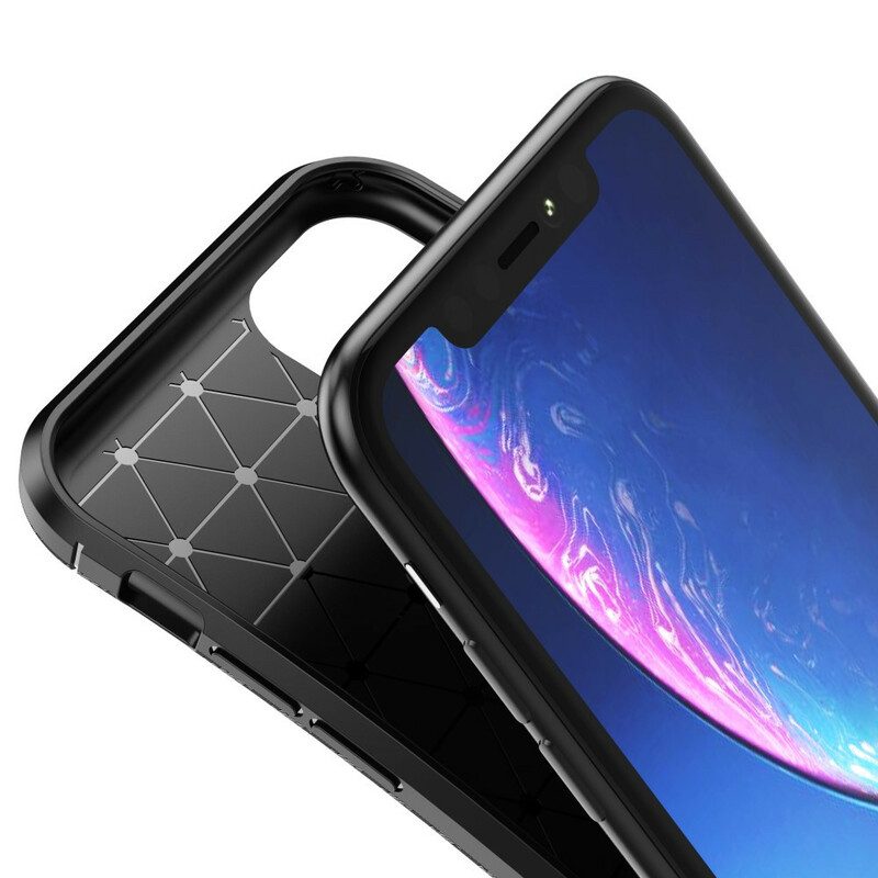 Cover iPhone 11 Struttura Flessibile In Fibra Di Carbonio