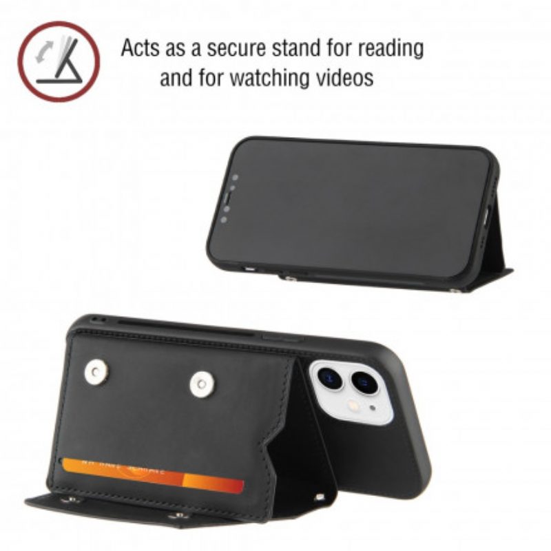 Cover iPhone 11 Supporto Multi-card Vivavoce