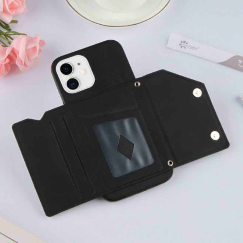 Cover iPhone 11 Supporto Multi-card Vivavoce