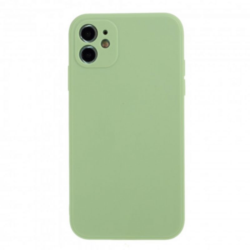 Cover iPhone 11 Tappetino In Silicone Colore Puro