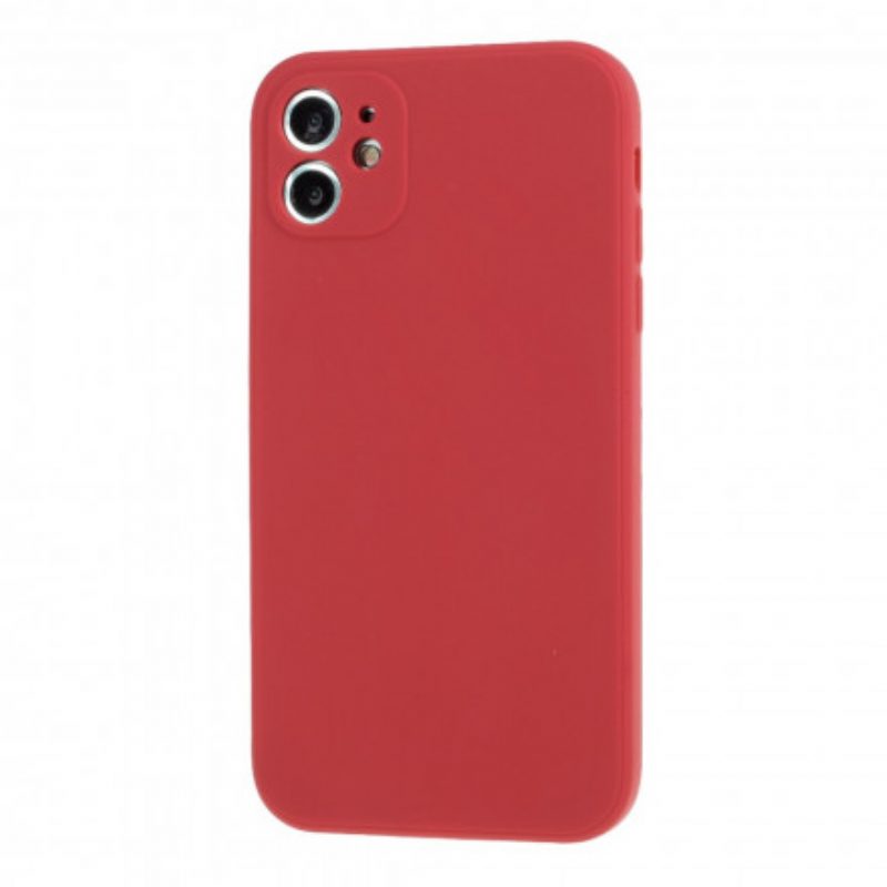 Cover iPhone 11 Tappetino In Silicone Colore Puro