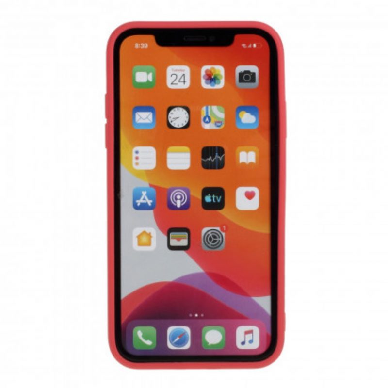 Cover iPhone 11 Tappetino In Silicone Colore Puro