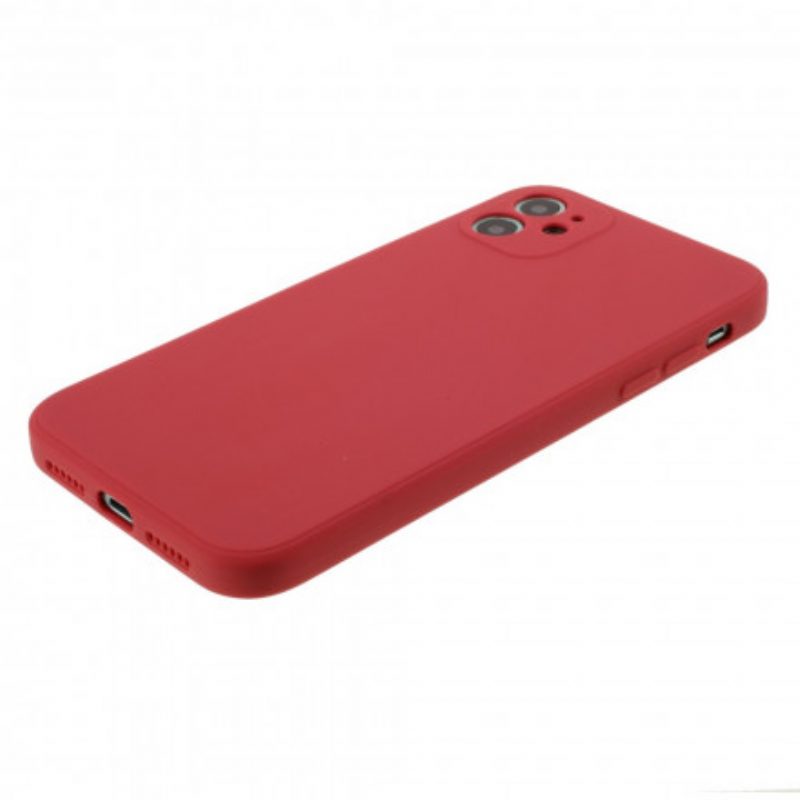 Cover iPhone 11 Tappetino In Silicone Colore Puro