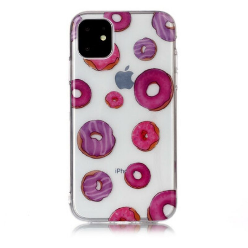 Cover iPhone 11 Ventaglio A Ciambella Senza Cuciture