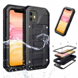 Cover iPhone 11 Vetro Temperato Impermeabile E Metallo