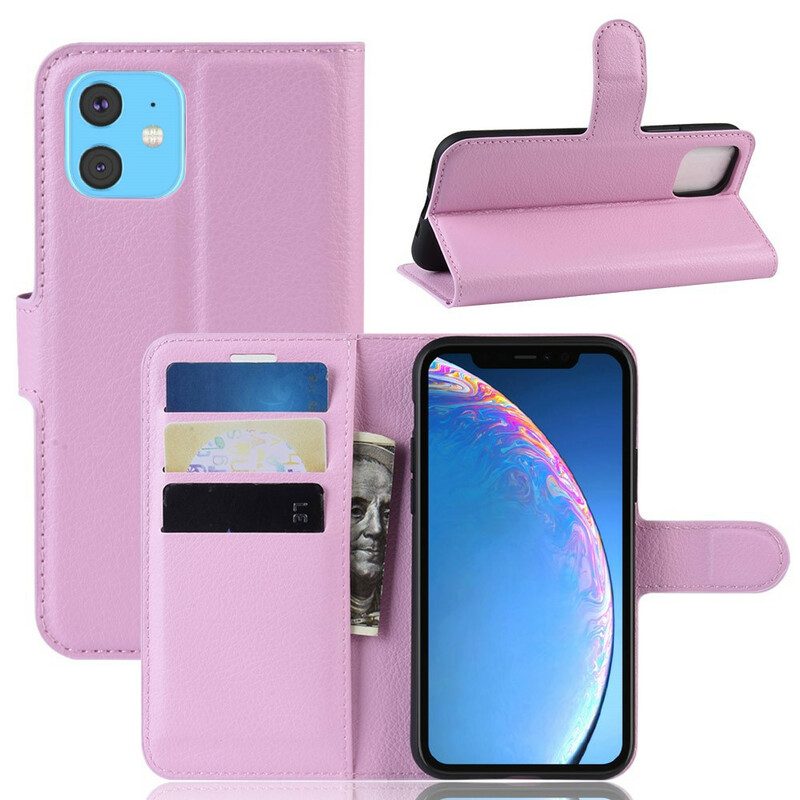 Custodia in pelle iPhone 11 Classico