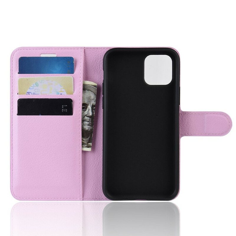 Custodia in pelle iPhone 11 Classico