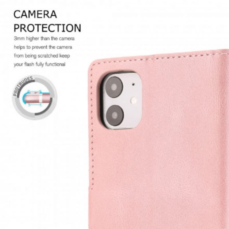 Custodia in pelle iPhone 11 Classico Stile Retrò In Pelle