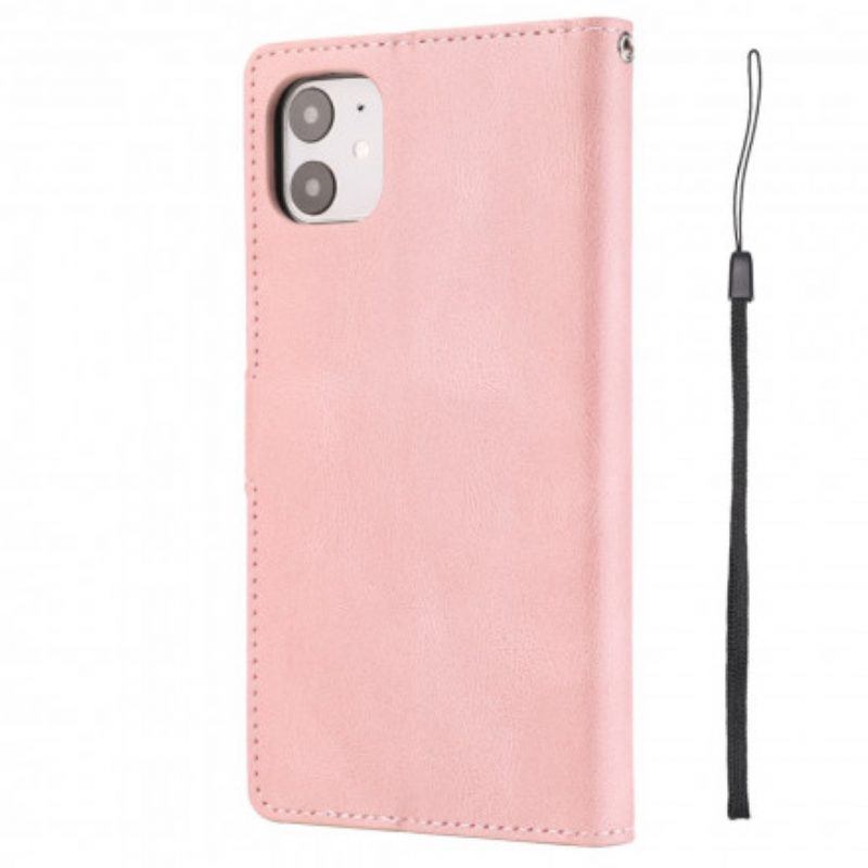 Custodia in pelle iPhone 11 Classico Stile Retrò In Pelle