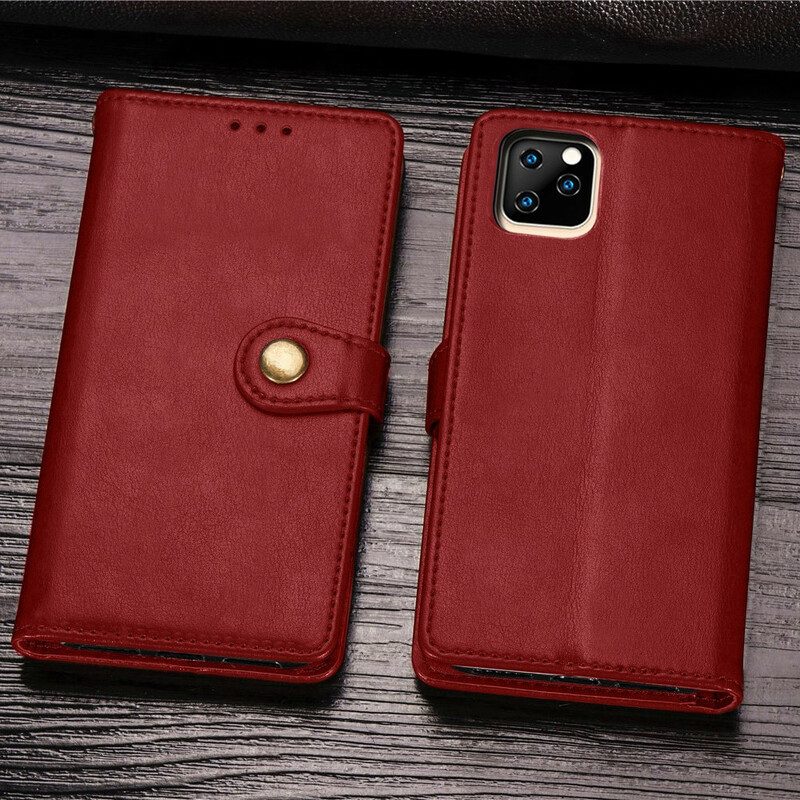 Custodia in pelle iPhone 11 Design Premium