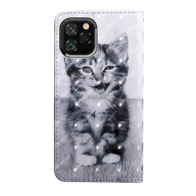 Custodia in pelle iPhone 11 Ignazio Il Gattino