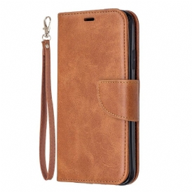 Custodia in pelle iPhone 11 Stile In Pelle Con Cinturino