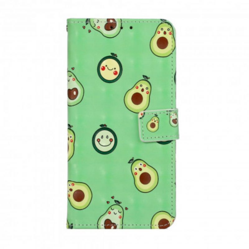 Folio Cover iPhone 11 Cinturino Regolabile In Avocado