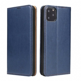 Folio Cover iPhone 11 Custodia in pelle Ecopelle Classica