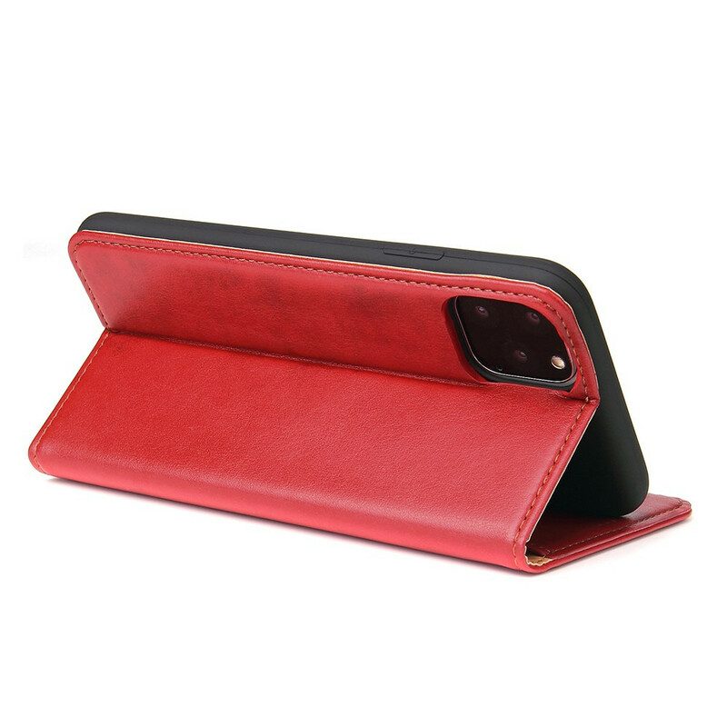 Folio Cover iPhone 11 Custodia in pelle Ecopelle Classica